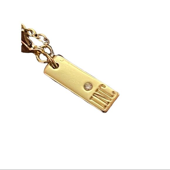 NWT INC International Concepts fringe collar crystal drop necklace - Picture 5 of 5